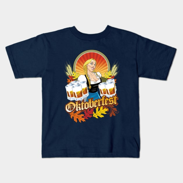 Oktoberfest Beer Festival Kids T-Shirt by Styleuniversal